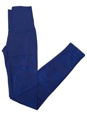 Lululemon Wunder Under Pant High Rise Tech Mesh in Hero Blue Size 4